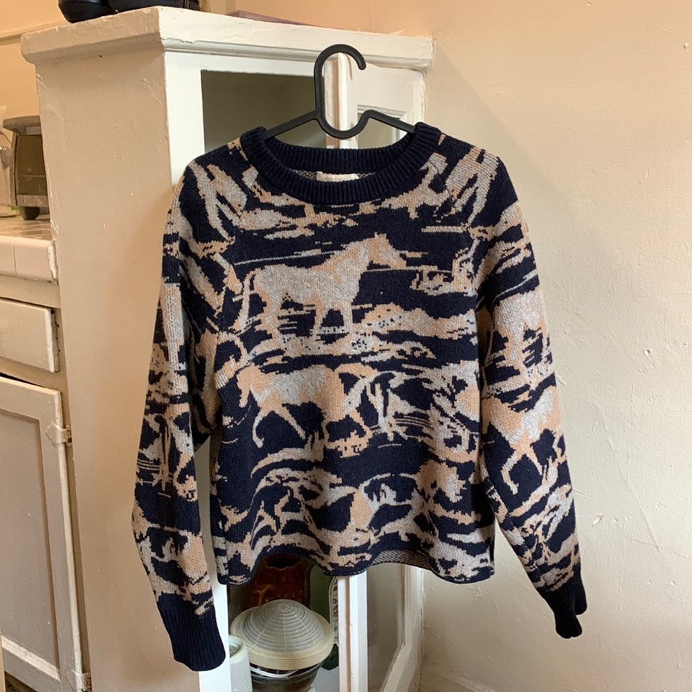 See by Chloé Horse Motif Sweater